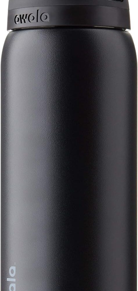 Owala FreeSip Stainless Steel Water Bottle 32 oz Very, Very Dark